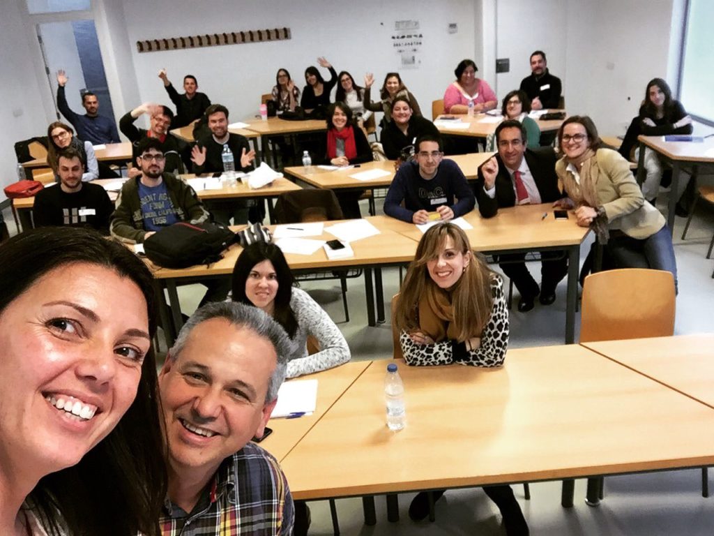 Taller "Construye tu marca personal" en la universidad de almeria
